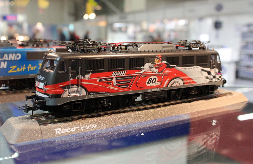 115 509-2 von Roco, gesehen auf der Modellbahnmesse Kln 2012