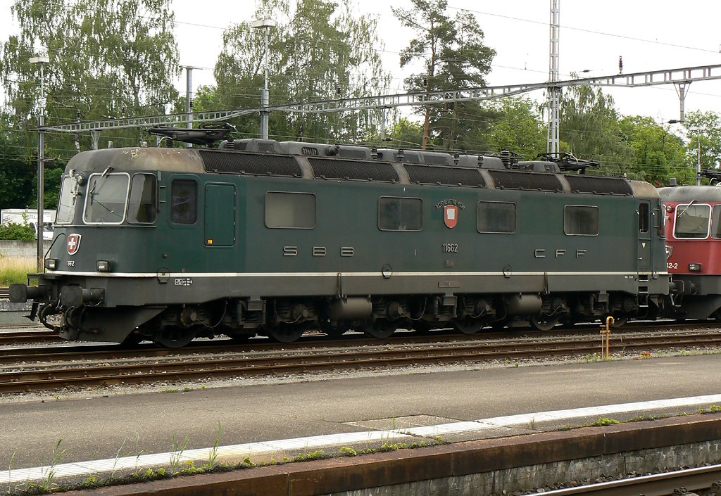 11662 abgestellt im Bahnhof Blach/CH am 12.06.2010