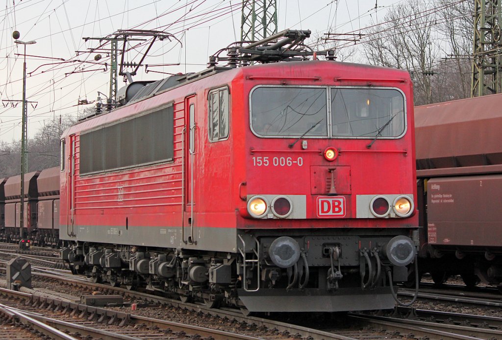155 006-0 Lz in Gremberg am 23.02.2011