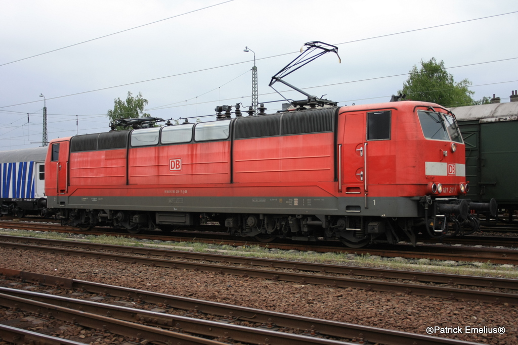 Am 13.05.2010 wurde aus Frankfurt am Main die 181 217 nach Darmstadt-Kranichstein berfhrt. Sie wurde dort nur Ausgestellt.