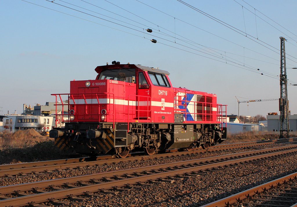 DH716 der HGK Lz in Brhl am 02.04.2013