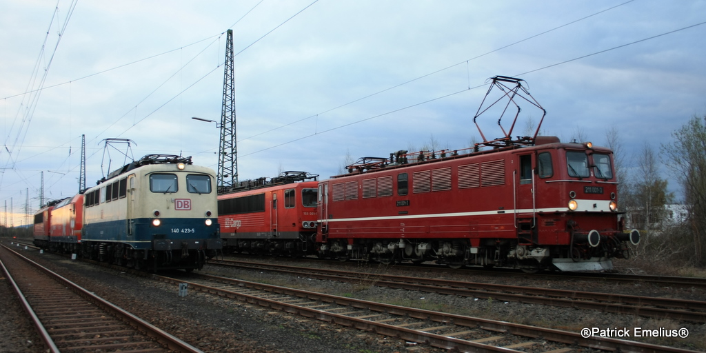 Die E40 und die 211er nebereinander beim DB Museum Koblenz