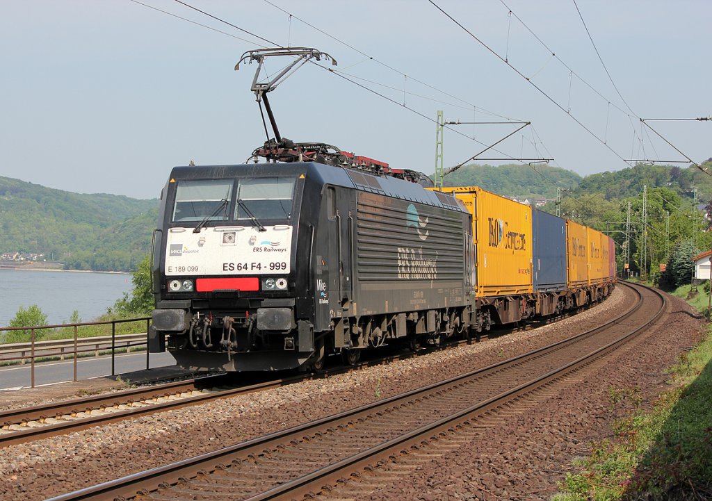 ES 64 F4-999 in Dattenberg/Wallen am 30.04.2011