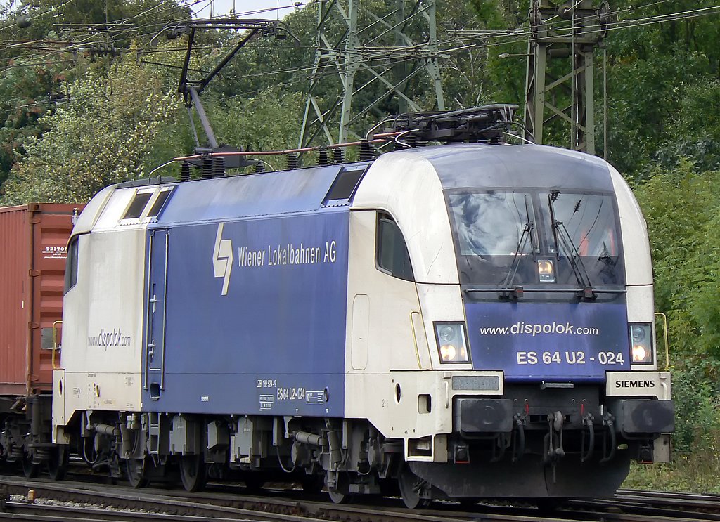 ES 64 U2-024 in Gremberg im Sommer 2009