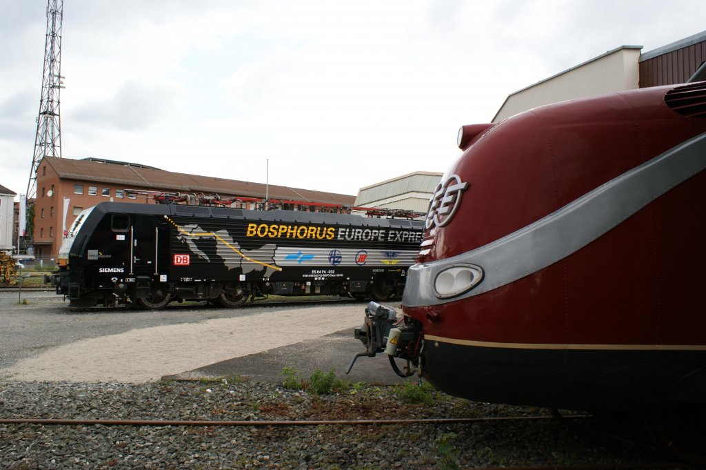 Trans Europ Express trifft Bosphorus Europe Express in Nrnberg am 09.07.2009