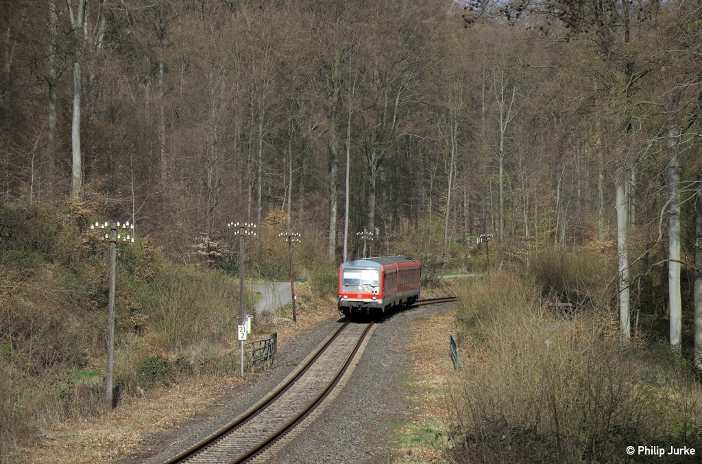629 313-7 als RB 12426 (Andernach - Kaisersesch) am 30.03.2014 bei Kottenheim.
