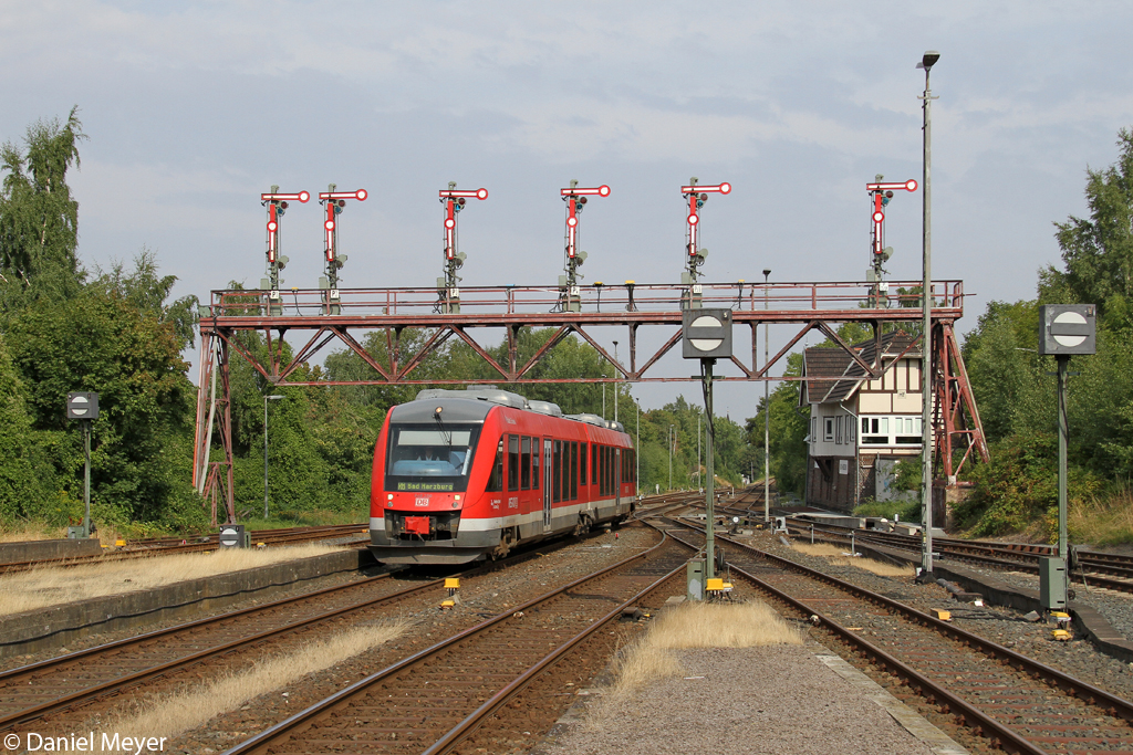 Der 648 256 in Bad Harzburg am 25.08.2013
