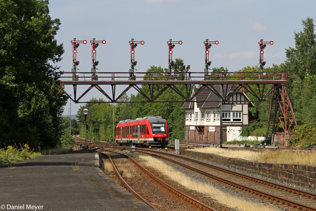 Der 648 285 in Bad Harzburg am 24.08.2013