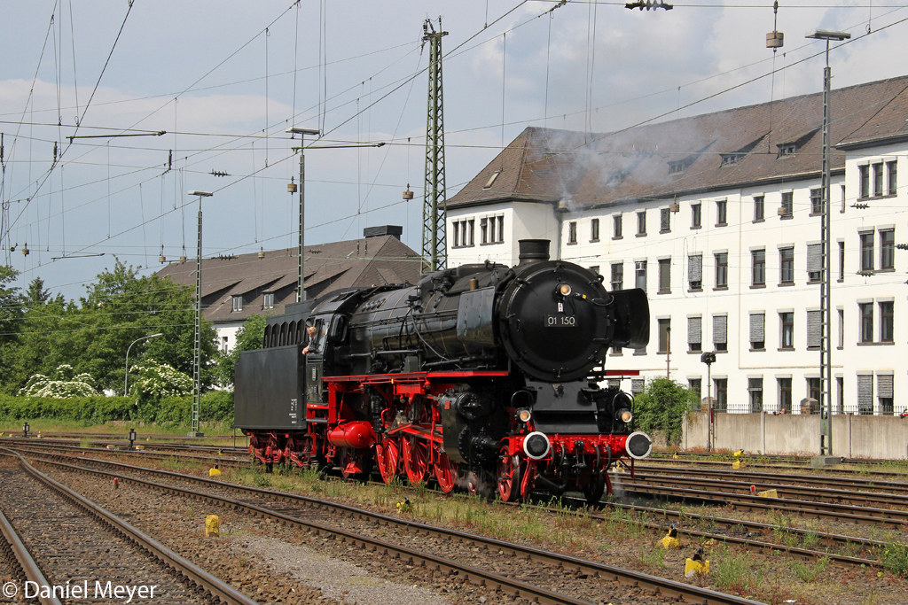 Die 01 150 bei der Lokparade in Koblenz Ltel 08.06.2013
