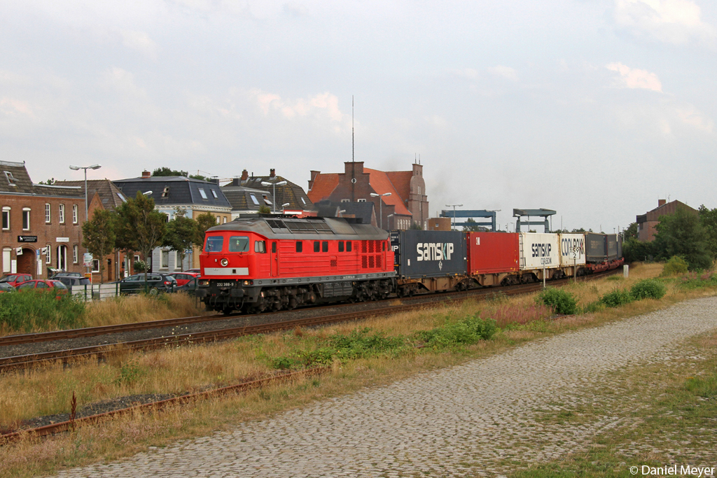 Die 232 388-9 in Husum am 02.08.2014