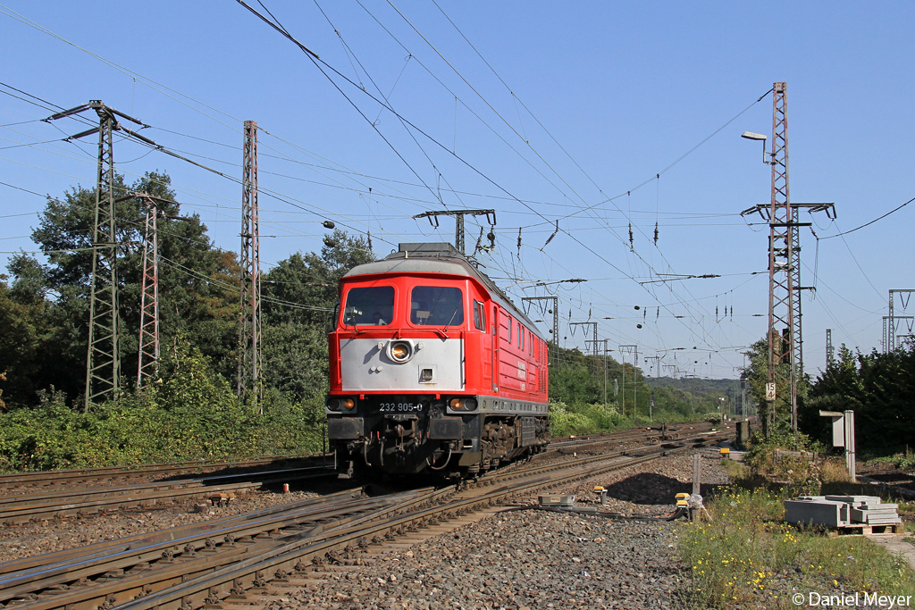 Die 232 905-0 in Duisburg Hochfeld-Sd am 28.09.2013