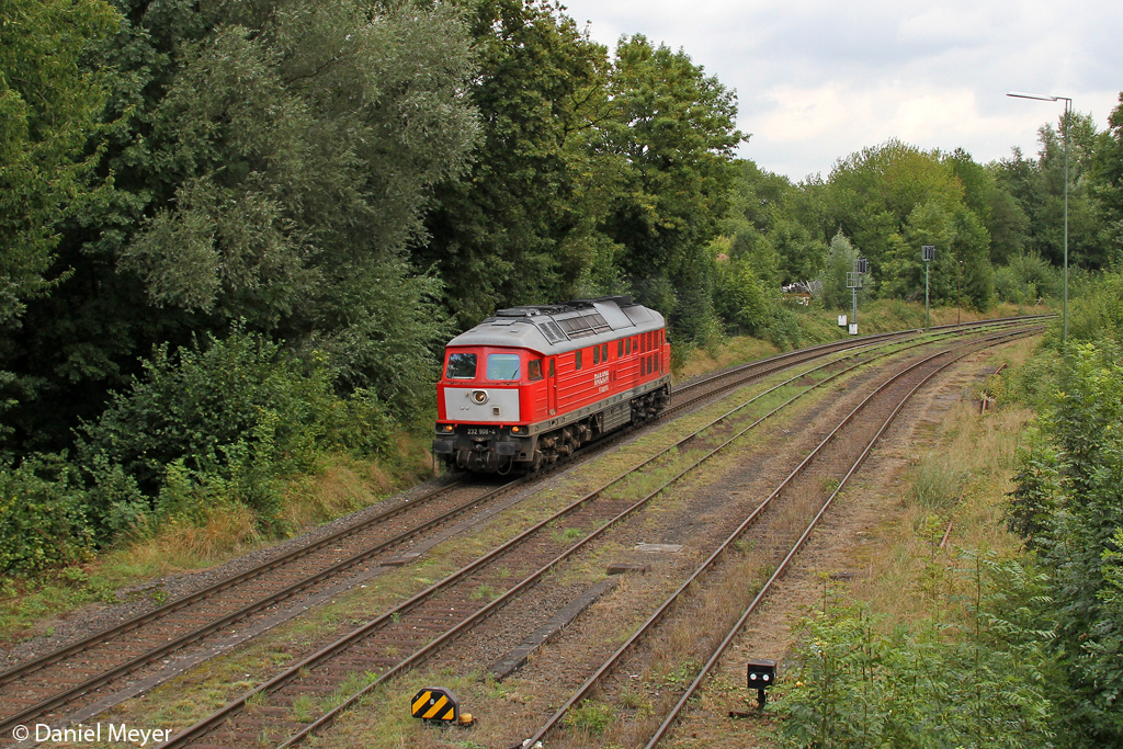 Die 232 908-4 Lz in Flandersbach am 12.09.2013