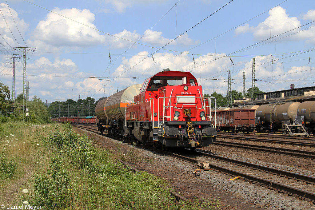 Die 261 056-6 in Koblenz Ltzel am 16.07.2014