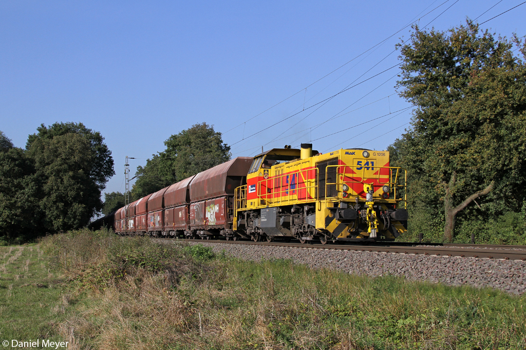 Die E&H 541 in Ratingen Lintorf am 27.09.2013 