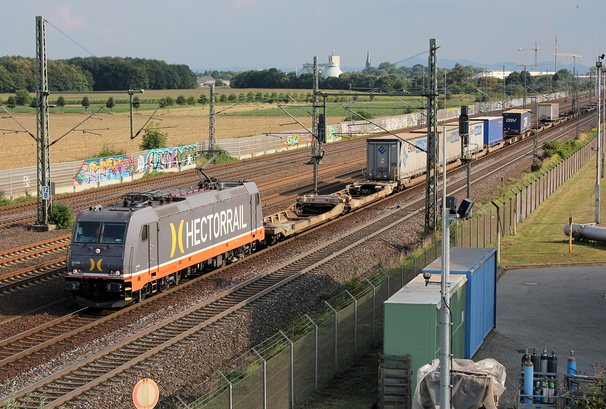 Hectorrails 241.005  Solo  bei Porz(Rhein) am 28.08.2013