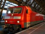 120 134-2 an Gleis 7 in K�ln Hbf. am 7.3.2010 ...
