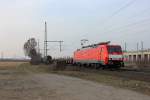 189 082-1 mit einem G�terzug Richtung Troisdorf am 06.04.13 in Porz-Wahn