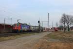 421 387-2 mit einem G�terzug Richtung K�ln am 06.04.13 in Porz-Wahn