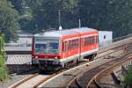 Der 628 508 als RB 47 richtung Solingen in Wuppertal Rauental am 25,07,11