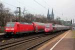 DB Regio trifft Thalys in Kln Messe/Deutz am 23.03.2013