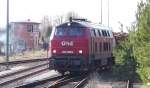 OHE 200085 verlsst Munster Richtung Uelzen. (21.03.10)