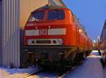 BR 218/111055/218-208-7-in-gremberg-am-27122010 218 208-7 in Gremberg am 27.12.2010