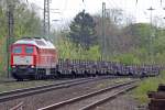 BR 232/65505/die-232-908-4-mit-einen-stahlzug Die 232 908-4 mit einen Stahlzug vom HKM Duisburg nach Gremberg in Opladen am 21,04,10