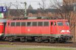DB 110 429-8 am 12.3.11 in Kln Messe/Deutz