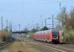 BR 146/260616/146-023-7-schiebt-den-re-10130 146 023-7 schiebt den RE 10130 von Dortmund nach Aachen am 14.04.2013 in Angermund.
