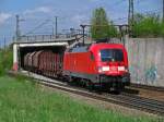 Die Baureihe 182 von DB Schenker ist nicht mehr so oft im Sdlichen Bereich zu sehen.