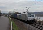 185 687-1 mit einer weiteren RTB 185 bei Leubsdorf am 14.04.2013