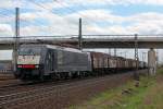 br-189-es-64-f4-xxx/262810/189-916--es-64-f4-016 189 916 / ES 64 F4-016 mit einem TX Stahlzug bei Porz(Rhein) am 23.04.2013