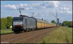 189 283-5 (MRCE/TXL) in Thngersheim am 8.8.2012.