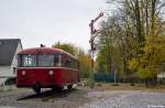 Sonstige/236513/voellig-allein-gelassen-steht-dieser-schienenbus Vllig allein gelassen steht dieser Schienenbus in Neukuchhausen (Wuppertal) auf der ehemaligen Sambatrasse...