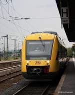 Dann kam ebenfalls am 11.05.2010 dieser LINT41 der Tanusbahn GmbH.