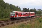 Der 628 538 als RB 47 richtung Wuppertal Hbf in Wuppertal Ronsdorf am 12,07,11