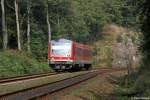 Der 628 509 bei Wuppertal-Scharpenacken am 25.09.2013 