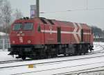 DE 13 der HGK kommt aus dem BW Vochem, um gleich einen Zug zu bernehmen, aufgenommen in Brhl Vochem am 28.12.2010