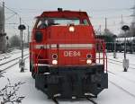 DE 84 auf dem Weg rtg BW Vochem aufgenommen an der Straenbahnhaltestelle Brhl Vochem am 28.12.2010