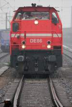HGK Hafen - Und Guterverkehr Koln/122617/de86-in-bruehl-vochem-am-24022011 DE86 in Brhl Vochem am 24.02.2011 , Gru an den Tf. :-)