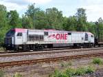 ohe-osthannoversche-eisenbahnen-ag/77207/ohe-redtiger-330094-steht-mit-einen OHE RedTiger 330094 steht mit einen leeren Holzzug in Munster (14.06.10)