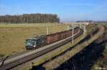 rheinbraun---rwe-power/396115/el1-563-mit-einem-leerzug-auf EL1 563 mit einem Leerzug auf der Hambachtalbahn am 01.01.2015 bei Geilrath.
