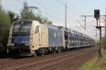 br-1216/159778/1216-953-der-wiener-lokalbahnen-mit 1216 953 der Wiener Lokalbahnen mit Dacia Autozug in Porz Wahn am 15.09.2011