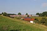 Die 1216 020  175 Jahre Eisenbahn fr sterreich  in Aling (Oberbay) am 02,08,12