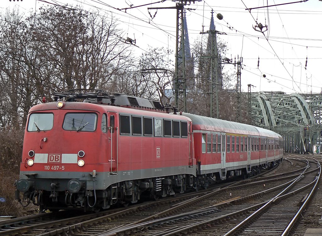 110 497-5 in Köln Dedutz am 22.2.2010