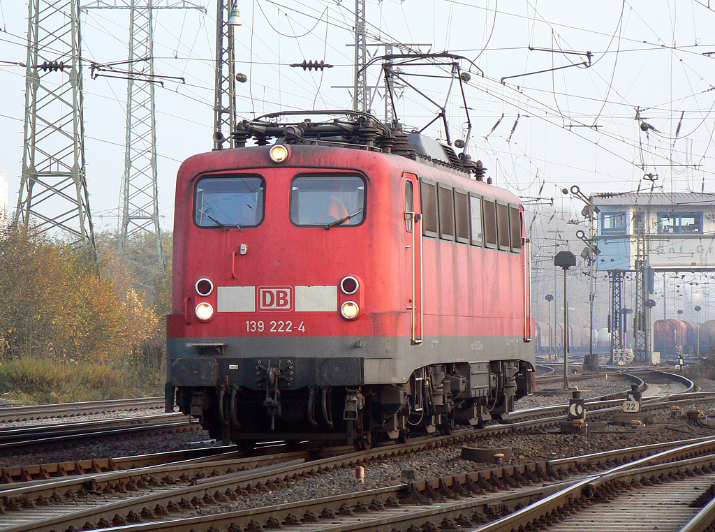 139 222-4 in Gremberg am 16.11.2010