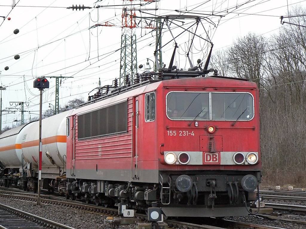 155 231-4 in Gremberg am 24.02.2010