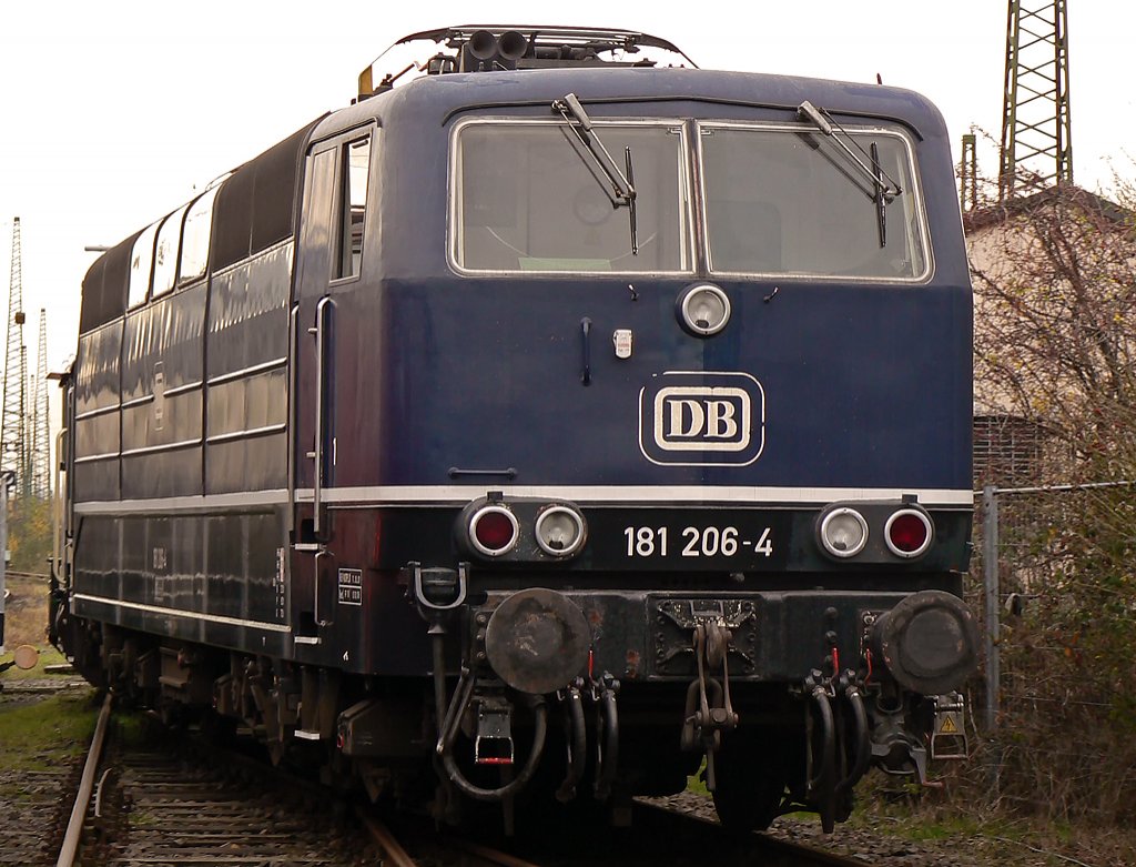 181 206-4, ausgestellt im DB Museum Koblenz (Nov.09)