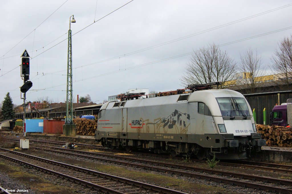 182 602-3 (Hupac/SETG) in Bonn-Beuel am 9.3.2013. 