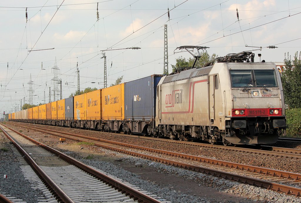 185 579-2 von X-Rail bei Brhl Vochem am 02.09.2011